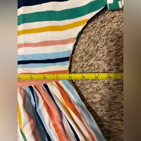 JODIFL Multicolor Striped V-Neck Dress - Picture 14 of 16